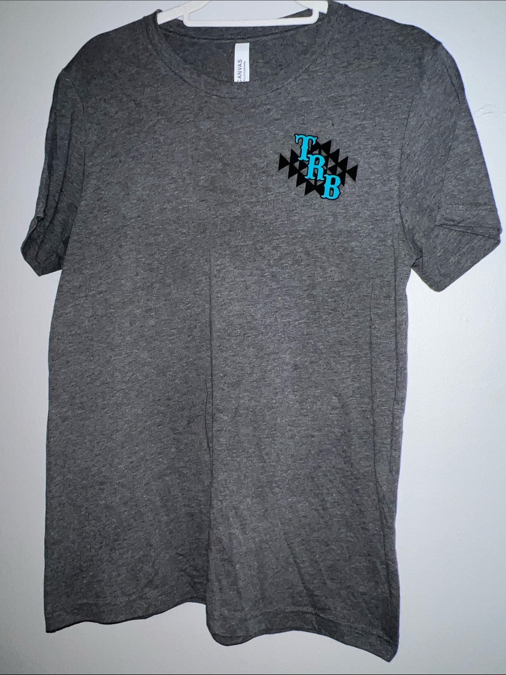 Bella + Canvas Size M TRB Logo Heather Gray Women’s Tee